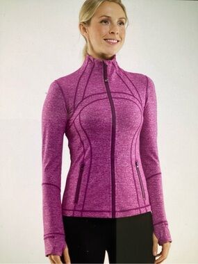 Lululemon Define Full-Zip Active Jacket in Dew Berry.